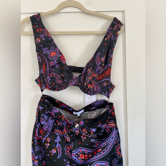 weworewhat two piece paisley set - Picture 2 of 3